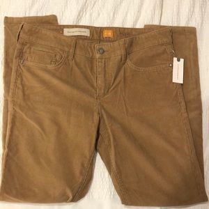 Anthropologie brand new with tags Khaki Corduroy pants